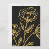 Elegante dubbele verjaardag soiree uitnodiging (Achterkant)