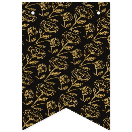 Elegante dubbele verjaardag Soiree Vlaggetjes (Tweede vlag)