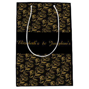 Elegante dubbele verjaardagssoiree medium cadeauzakje
