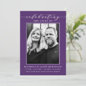 ELEGANTE DUBBELE VIERING VAN HET LEVEN BEGRAFENISD KAART (Staand voorkant)