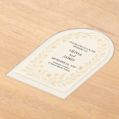 Elegante duidelijke acryl bruiloft uitnodiging (Laagn)