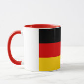 Elegante  Duitse vlag overdekte keramiek Mok (Links)