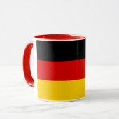 Elegante  Duitse vlag overdekte keramiek Mok (Voorkant links)