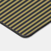 Elegante dunne gouden & marine blauwe verticale st bureaumat (Hoek)