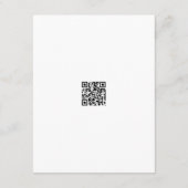 Elegante Dusty Blue Monogram Crest Wedding Details Informatiekaartje (Achterkant)