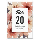 Elegante Dusty Blush Roze Waterverf Bloemen Huweli Kaart (Achterkant)