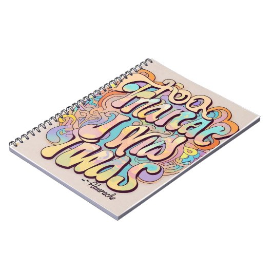 "Elegante echo's" Notitieboek (Linkerzijde)