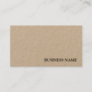 Elegante Echte Kraft Papier Professionele Sjabloon Visitekaartje