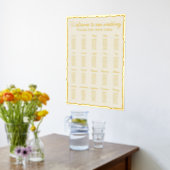 Elegante Ecru Luxe Gouden Rand 20 Tafel Stoelenpla Folie Afdrukken (Laag (Keuken))