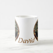 Elegante edele boom van het leven met keltische kn koffiemok (Center)