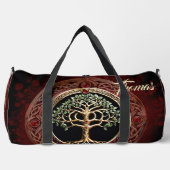 Elegante edele boom van het leven met keltische kn plunjezak (Voorkant)