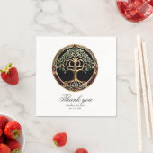 Elegante edele boom van het leven met keltische kn servet (Insitu)