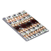 Elegante edelstenen diamanten parels robijnen notitieboek (Rechterzijde)