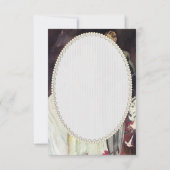 Elegante Edwardiaanse Dankjewel Bedankkaart (Achterkant)