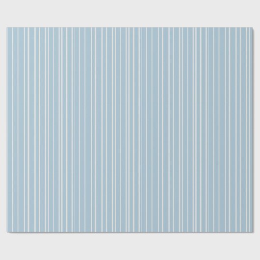 Elegante eend ei blauw en wit decoupage cadeaupapier (Vlak)