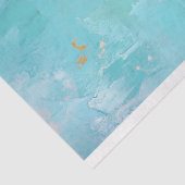 Elegante eend in blauw pak met Rozen Decoupage Tissuepapier (Detail)