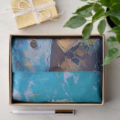 Elegante Eend Whimsical Lente Decoupage Tissuepapier (Geschenk)