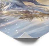 Elegante Eenhoorn Scène 3s Poster (Hoek)