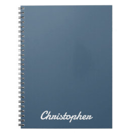 Elegante éénkleurige minimalistische vormgeving notitieboek