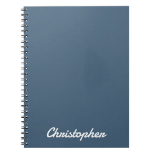Elegante éénkleurige minimalistische vormgeving notitieboek