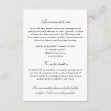 Elegante eenvoudige accommodaties vervoer QR