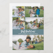 Elegante eenvoudige beste vader ooit vaders dag fo feestdagenkaart (Voorkant / Achterkant)