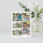 Elegante eenvoudige beste vader ooit vaders dag fo feestdagenkaart (Staand voorkant)