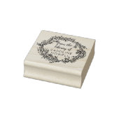 Elegante eenvoudige bladeren uit de bibliotheek va rubberstempel (Stempel)