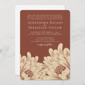 Elegante Eenvoudige Bloemige Bruiloft (Voorkant / Achterkant)
