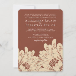 Elegante Eenvoudige Bloemige Bruiloft