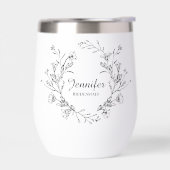 elegante eenvoudige botanische bruidsmeisje gepers