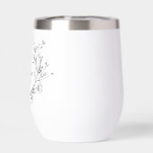 elegante eenvoudige botanische bruidsmeisje gepers