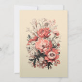 Elegante eenvoudige bruiloft uitnodigingen recepti (Achterkant)