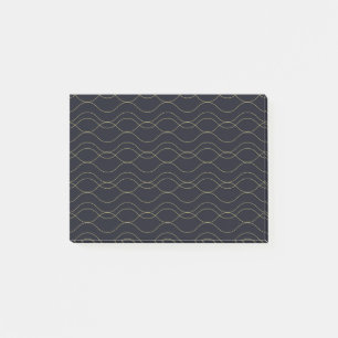 Elegante, eenvoudige, coole, trendy golvende illus post-it® notes