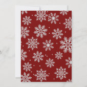 Elegante eenvoudige dikke rand feestdagenkaart (Achterkant)