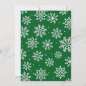 Elegante eenvoudige dikke rand feestdagenkaart (Achterkant)