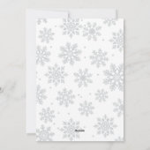 Elegante eenvoudige dikke rand feestdagenkaart (Achterkant)