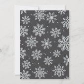 Elegante eenvoudige dikke rand feestdagenkaart (Achterkant)