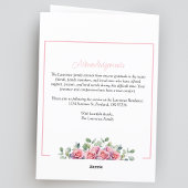 Elegante eenvoudige eucalyptus en rozen uitvaart g programma