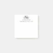 Elegante Eenvoudige Fiets Retro Persoonlijke Brief Post-it® Notes (Voorkant)