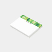 Elegante Eenvoudige Fruit Appels Persoonlijk Post-it® Notes (Schuin)