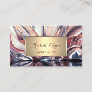 Elegante Eenvoudige Gouden Lijst, Abstract Visitekaartje