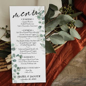 Elegante eenvoudige hedendaagse typografie groen menu