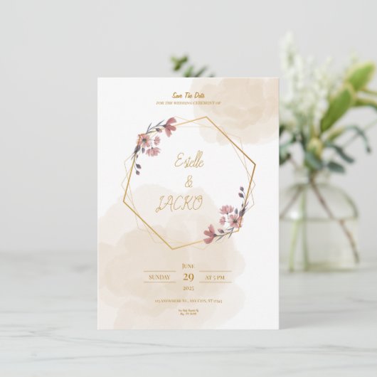 Elegante eenvoudige Kaarten (Staand voorkant)