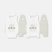 Elegante eenvoudige katholieke Waterverf bruiloft Bedankdoosjes (Uitgevouwen)