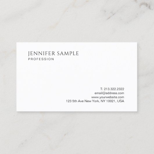 Elegante eenvoudige kleurrijke achtergrond moderne visitekaartje (Achterkant)