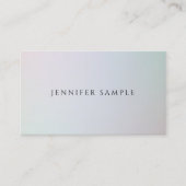 Elegante eenvoudige kleurrijke achtergrond moderne visitekaartje (Voorkant)