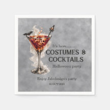 Elegante Eenvoudige Kostuums Cocktails Halloween F