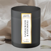 Elegante Eenvoudige Lux Gouden Grens Tamper Proof  Labels