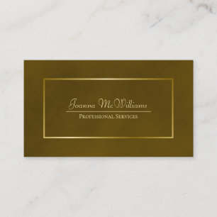 Elegante Eenvoudige Marmergoud Professional Visitekaartje